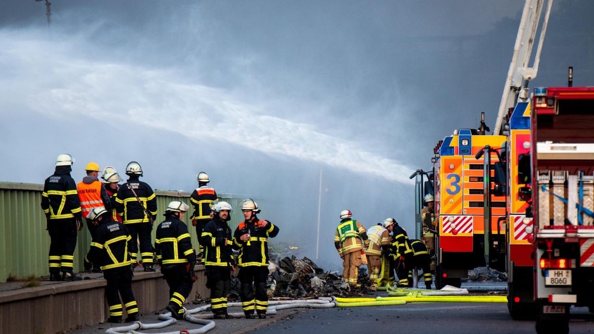 Großbrand in Hamburg