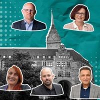 Collage OB-Kandidat:innen in Duisburg