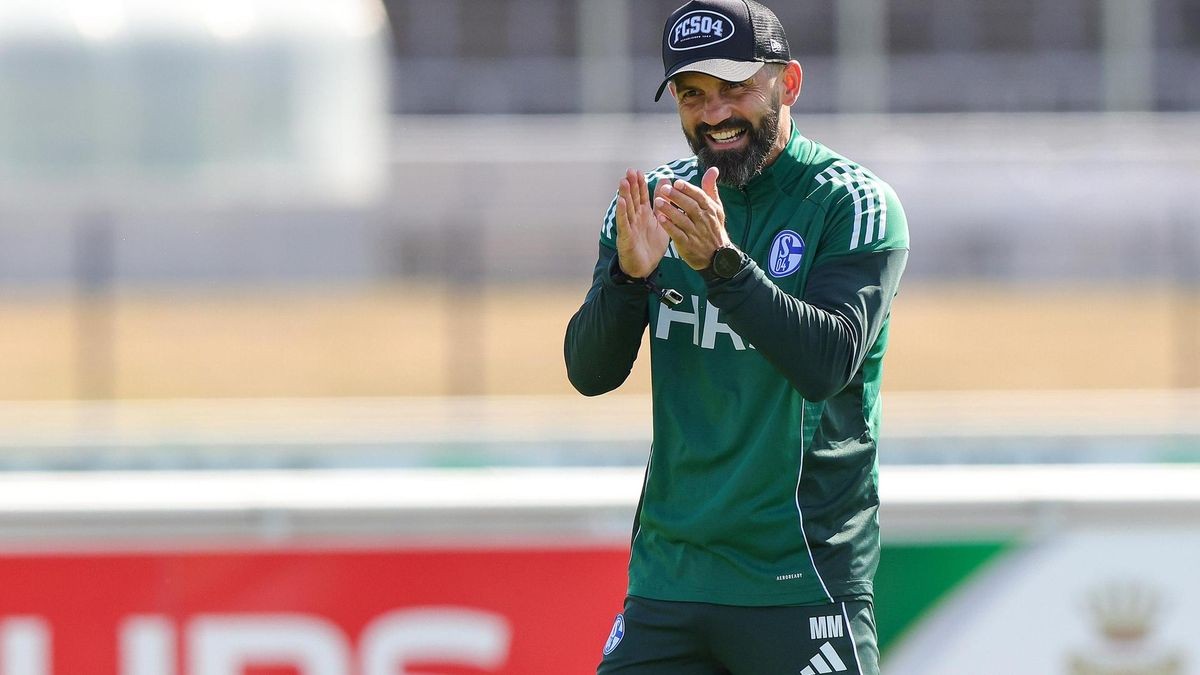 firo :  29.08.2025
Fussball, Fußball, 2.Liga, 2.Bundesliga, Saison 2025/2026, FC Schalke 04,
Training 