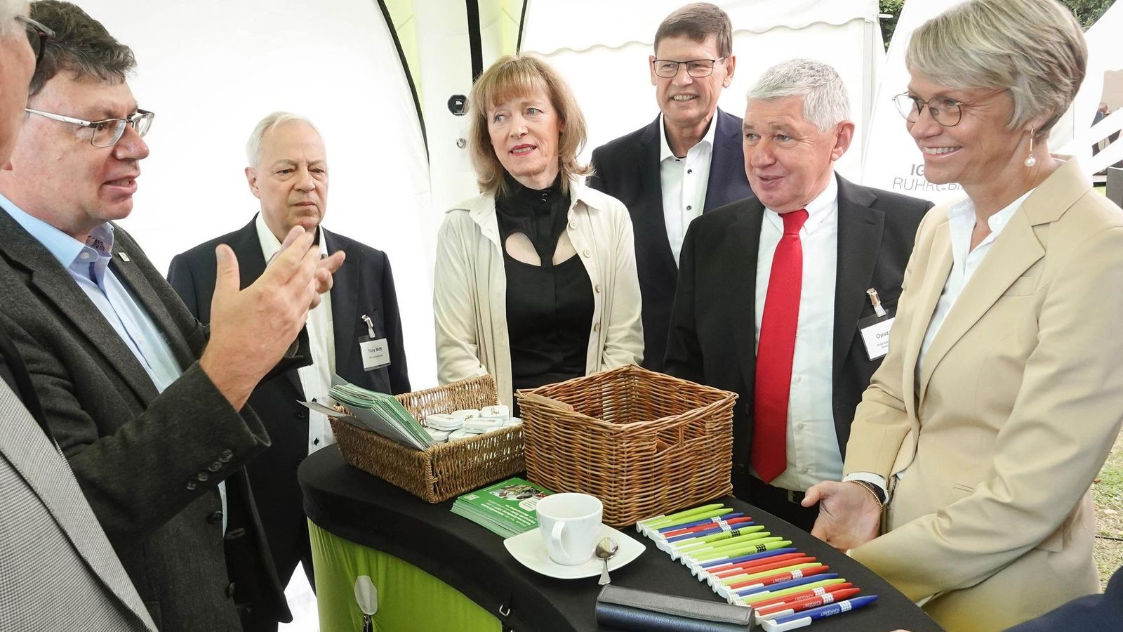 Beim Business-Brunch wirft die Gartenschau Schatten voraus