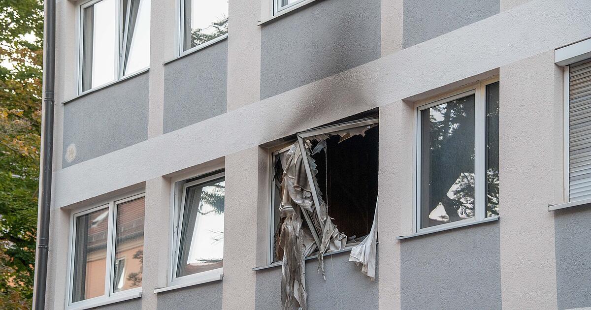 Heftige Explosion in Nürnberger Wohnung