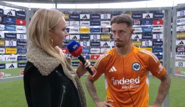 Sky-Reporterin verwechselt Werder-Profi mit Frankfurt-Star | Sport