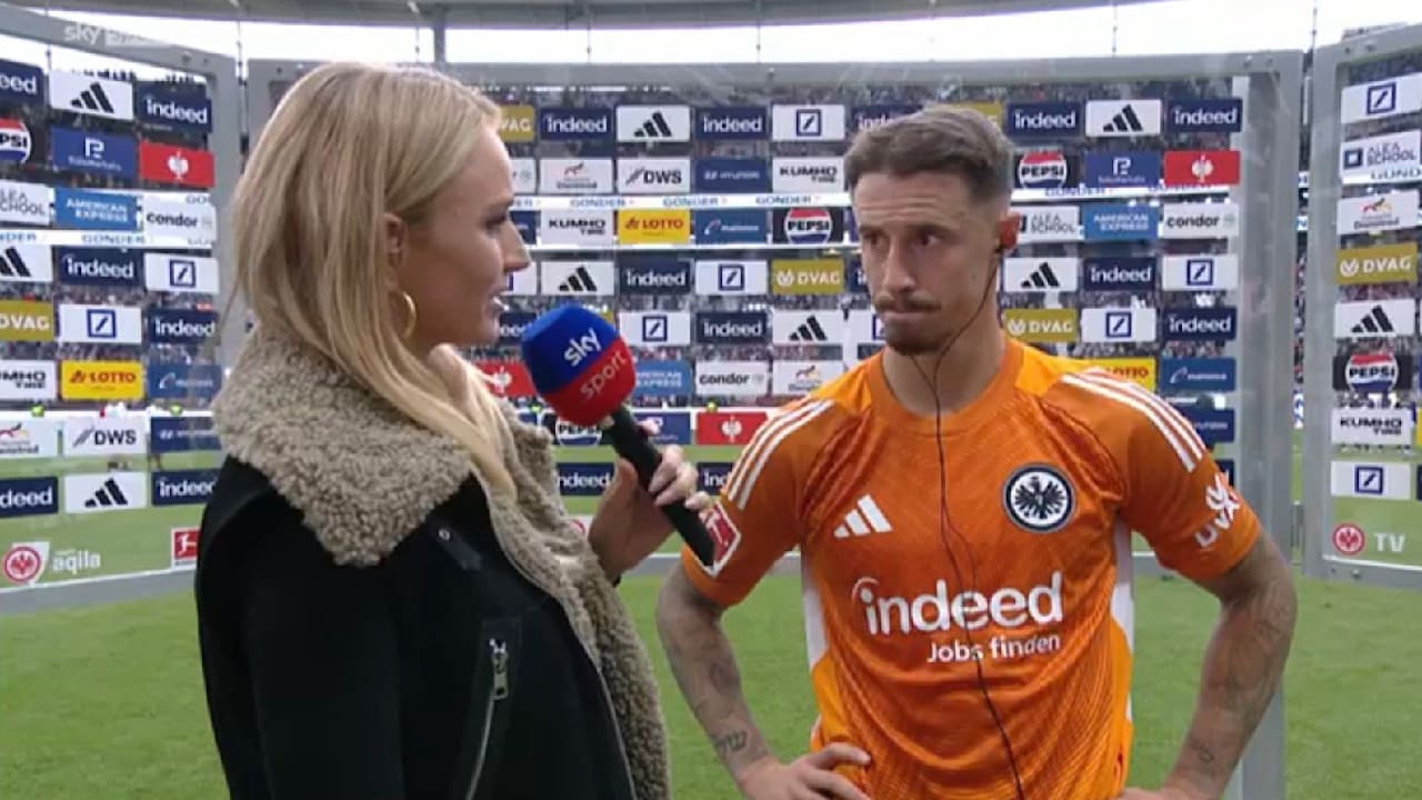 Sky-Reporterin verwechselt Werder-Profi mit Frankfurt-Star | Sport