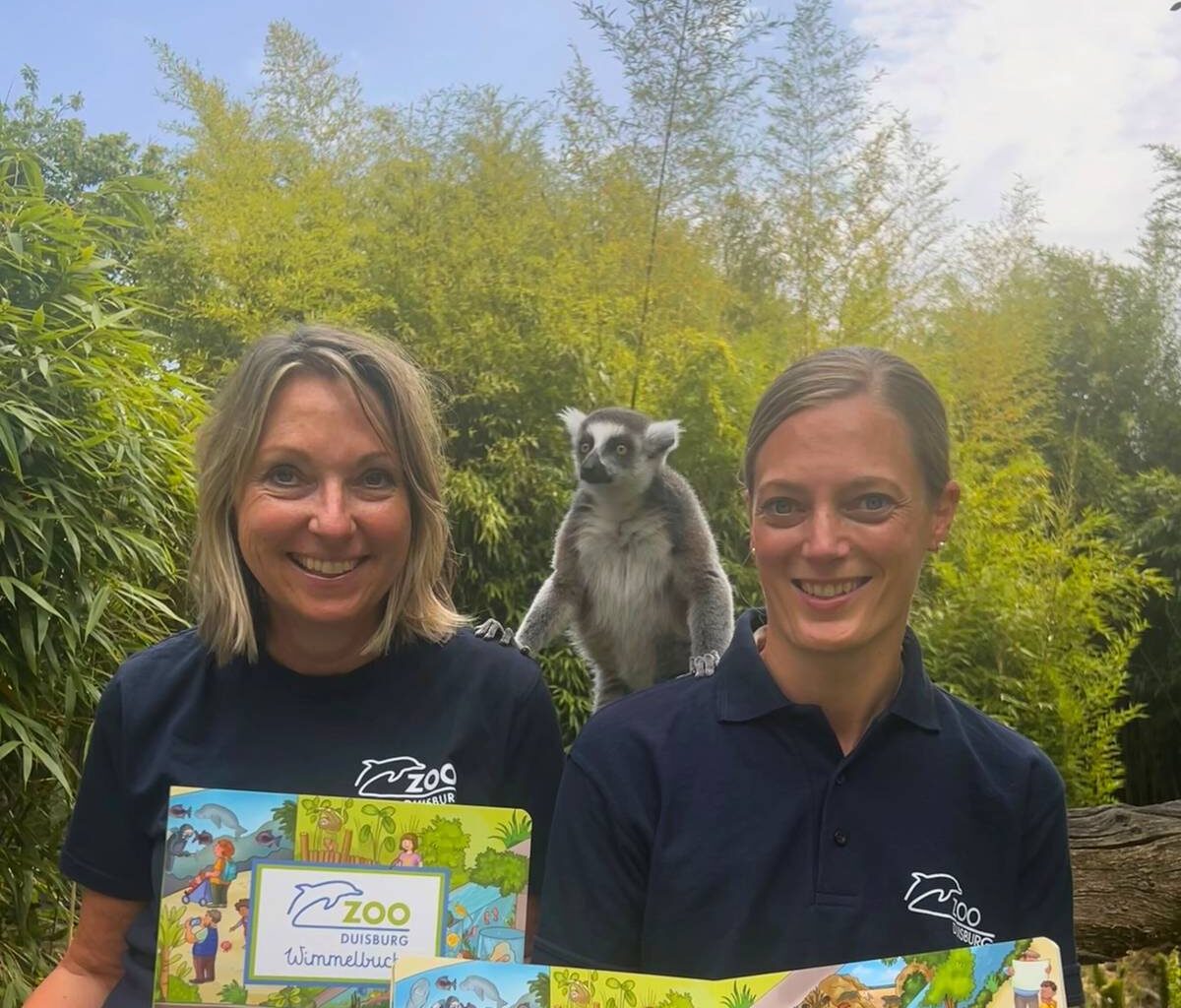 Zoo Duisburg hat sein Wimmelbuch überarbeitet