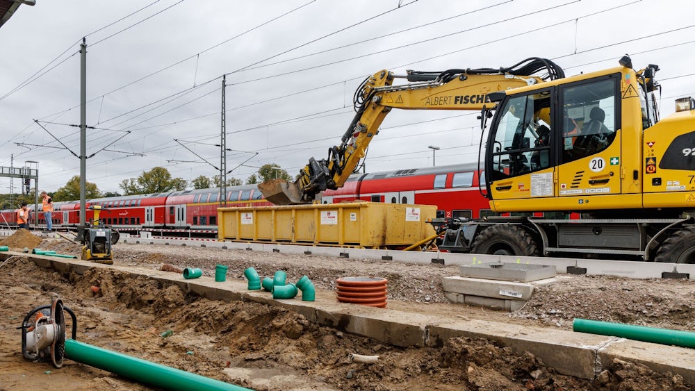 Bereits im vergangenen Jahr wurde an der Strecke von August bis Dezember gebaut.