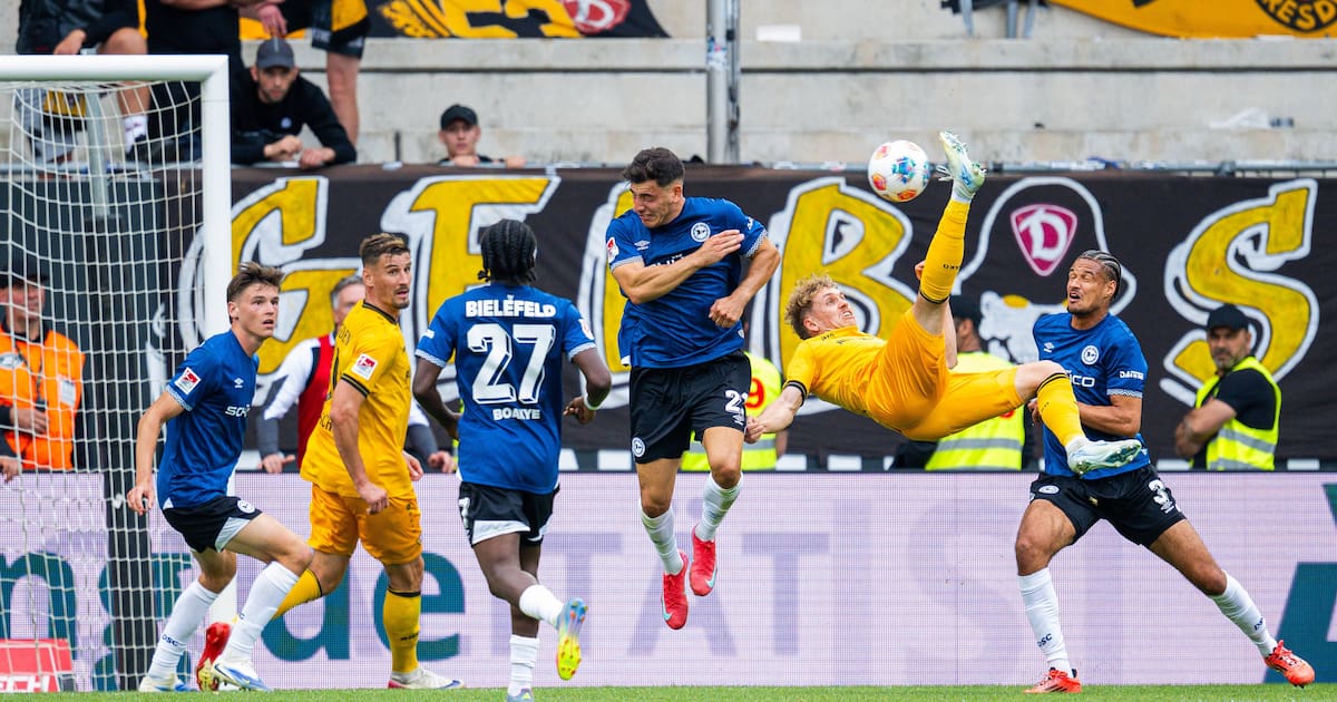 Luca Herrmann schießt Dynamo Dresden zum Sieg und schockt Mitspieler - Sächsische Zeitung