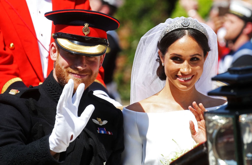 Prinz Harry und Herzogin Meghan bei ihrer Hochzeit im Mai 2018