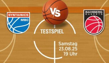 MBC testet am 23. August gegen Bamberg Baskets
