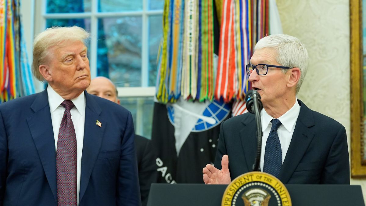 Friedensangebot an Trump?: Apple legt mit 100-Milliarden-Dollar-Investition nach