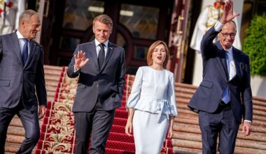 Besuch mit hoher Symbolkraft: Merz, Macron und Tusk wollen Moldau auf dem Weg in die EU helfen
