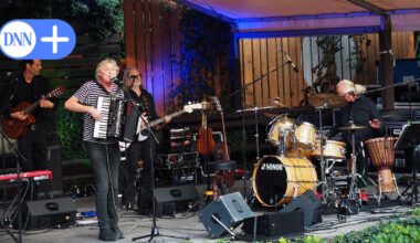 Wenzel und Band in Dresdner Saloppe