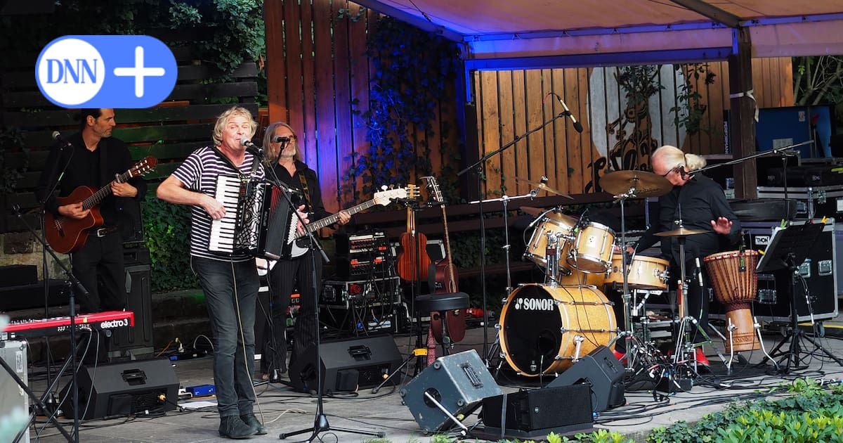Wenzel und Band in Dresdner Saloppe