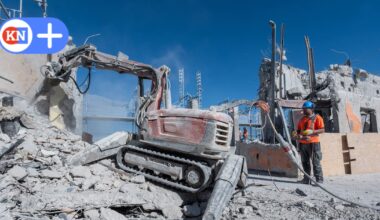 RBZ Hochhaus in Kiel: Abriss schreitet voran