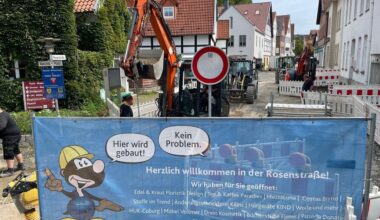 Einzelhändler haben wegen Baustelle schwer zu kämpfen