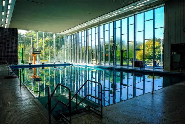 Das Schwimmerbecken im Süder Hallenbad in Recklinghausen