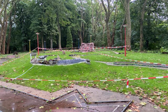 Die Minigolfanlage Goldschmieding Park und die Stadt Castrop-Rauxel befinden sich in einer öffentlichen Diskussion. Das Problem: fehlende Baugenehmigungen.