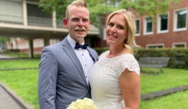 André und Jennifer Lucaß geben sich im Rathaus das Jawort
