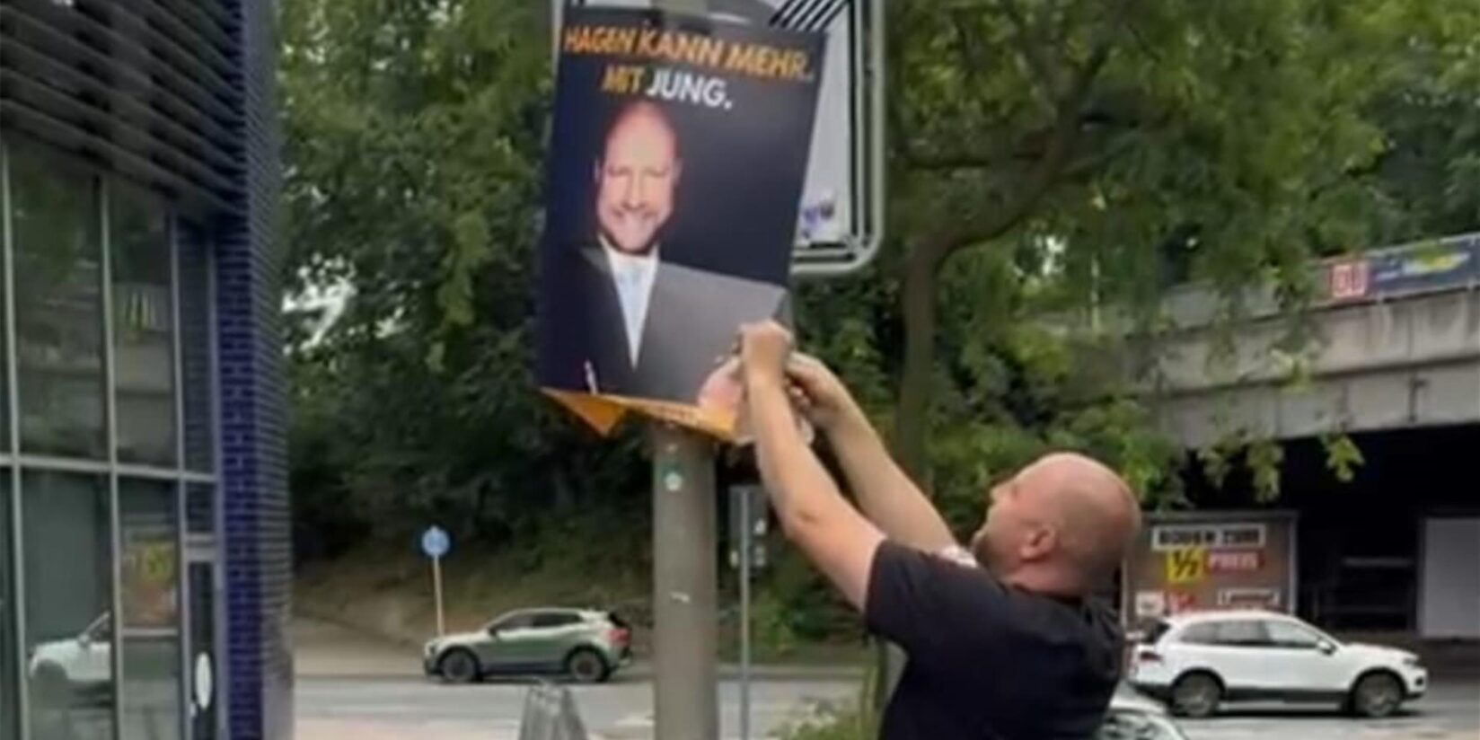 Hagener OB-Kandidat wirbt in Dortmund