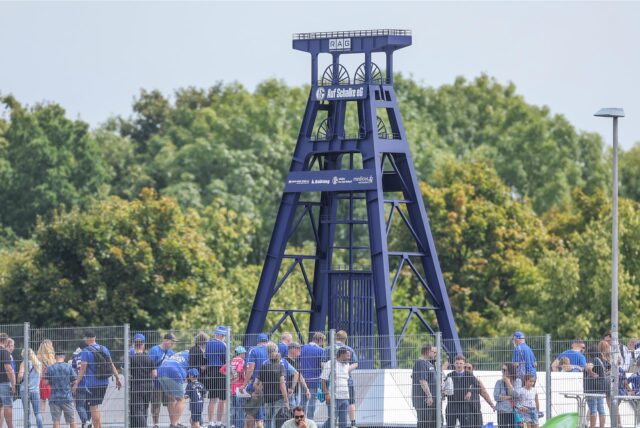 Der Förderturm der Genossenschaft auf Schalke.