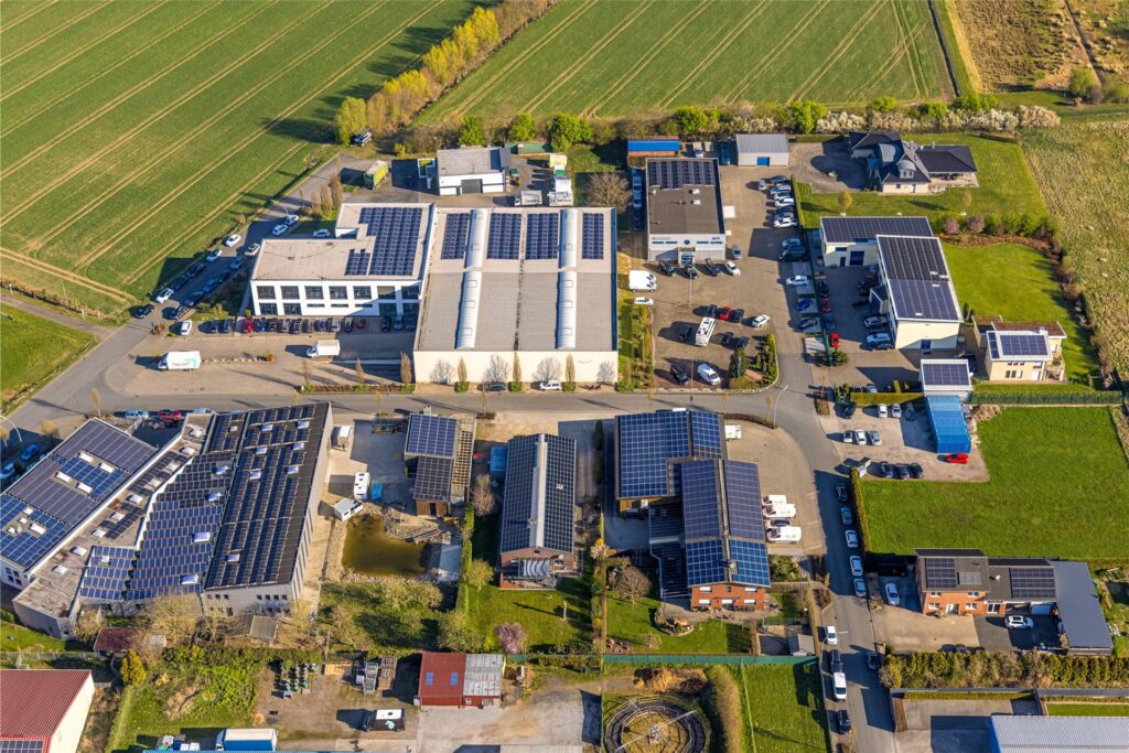 Luftbild Gewerbegebiet Ondrup