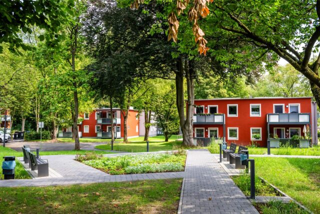 Vivawest hat 24 Gebäude in Kirchderne energetisch saniert.