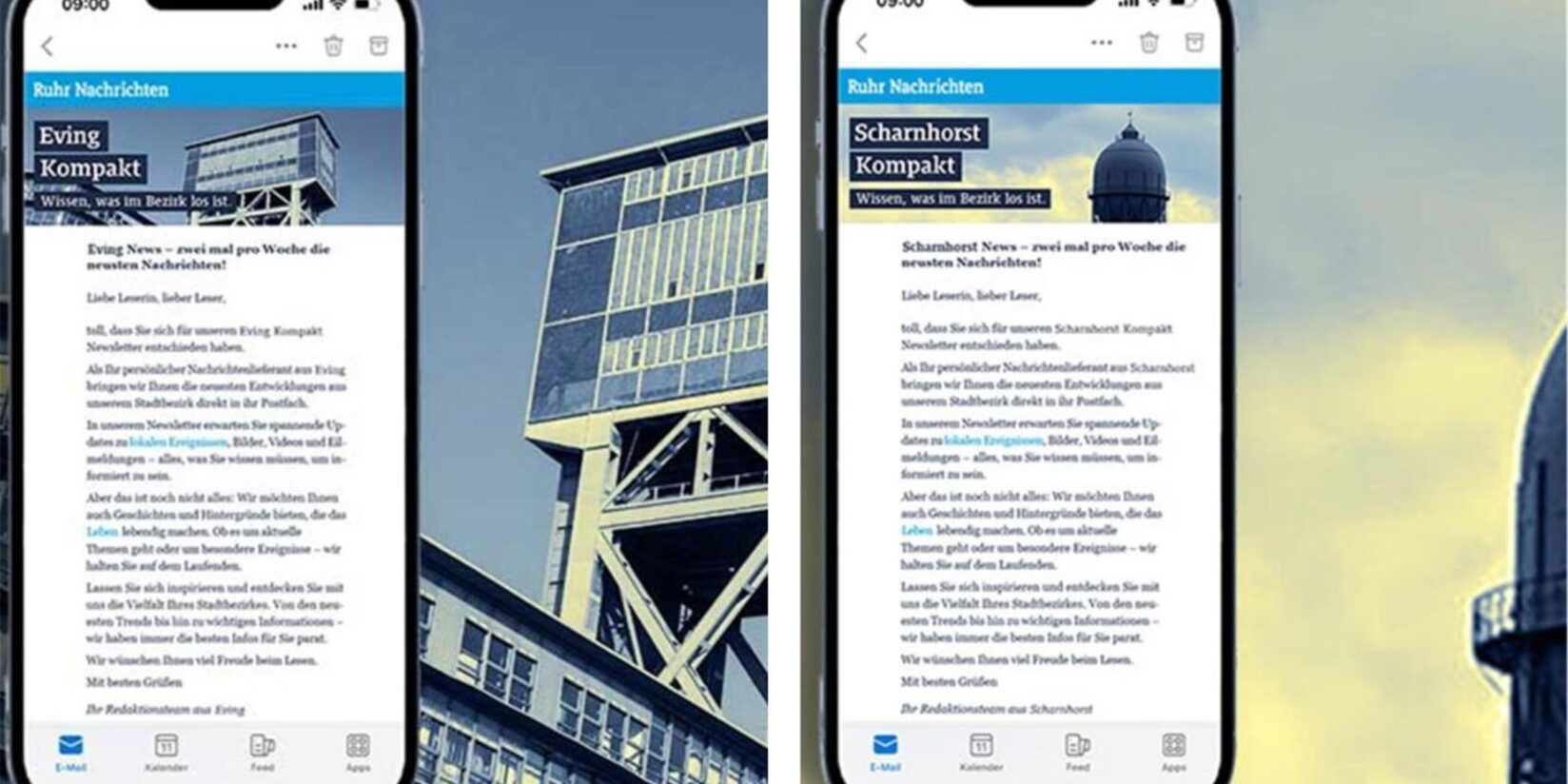Neue Newsletter für die Stadtbezirke Dortmund-Eving und -Scharnhorst