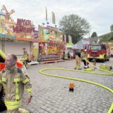 Ein Autoscooter auf der Cranger Kirmes in Herne.