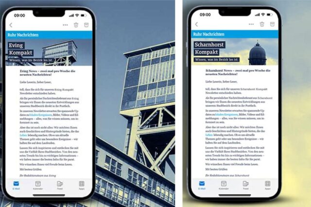 Zwei neue Newsletter starten für die Dortmunder Stadtbezirke Eving und Scharnhorst.