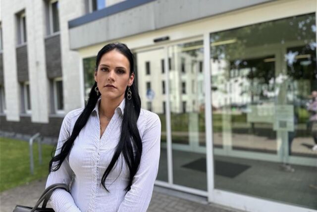 Jessica E. vor dem Amtsgericht Castrop-Rauxel.
