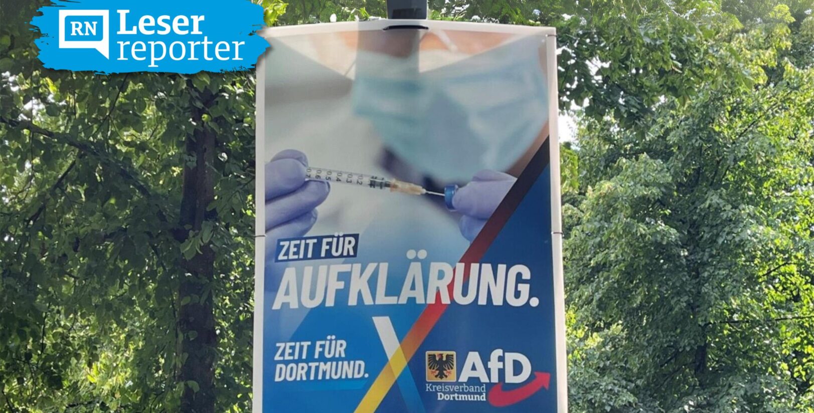 Streit um AfD Wahlplakate in Dortmund