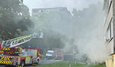 Kellerbrand in einem Mehrfamilienhaus in Nette