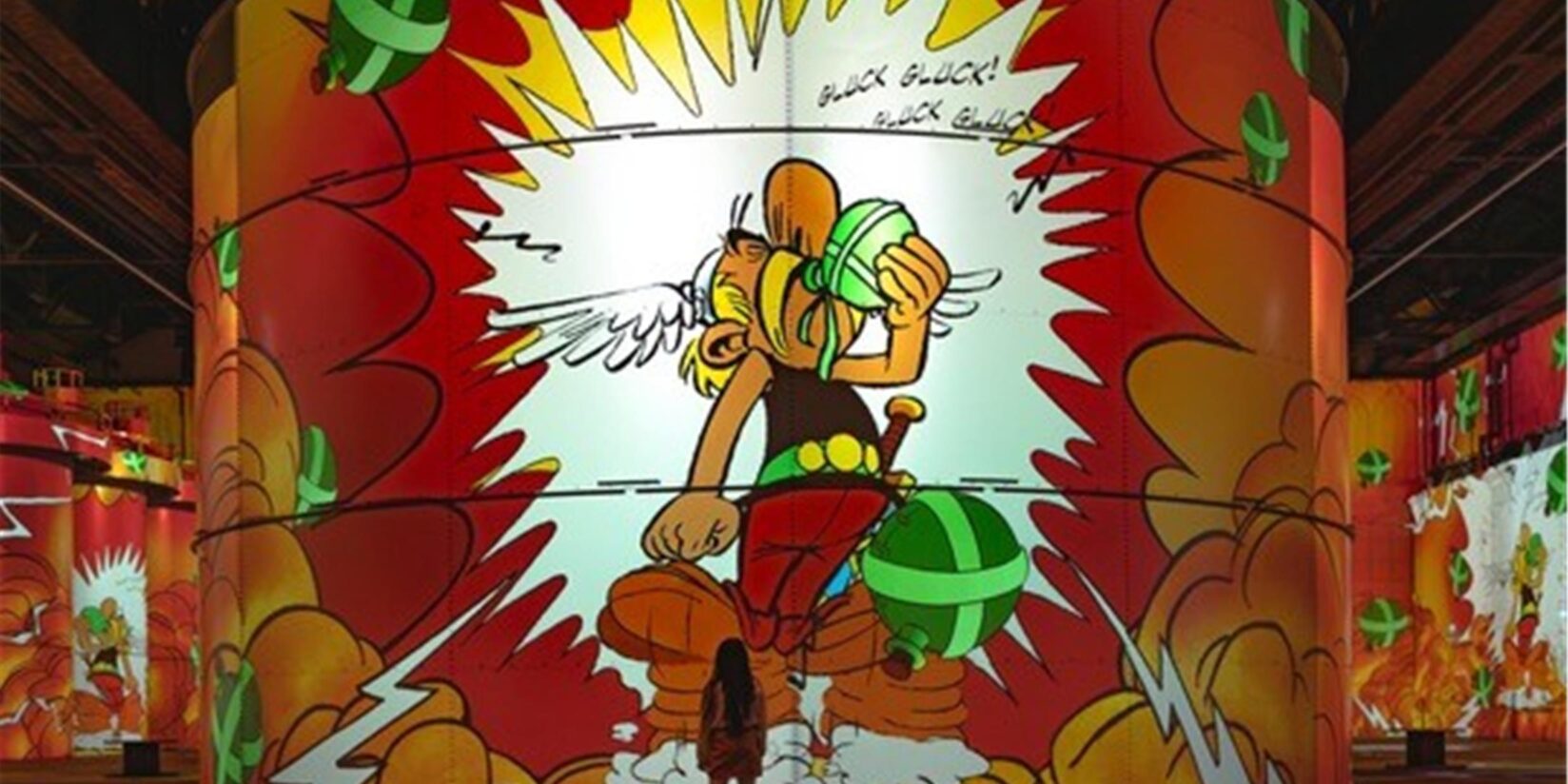 Asterix-Ausstellung bei Phoenix des Lumières in Dortmund verlängert