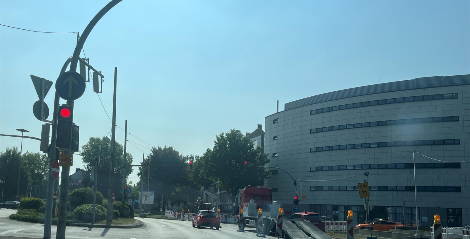 Märkische Straße teilweise wieder freigegeben