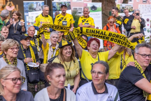 BVB-Gottesdienst zur Saisoneröffnung in der Dortmunder Nordstadt.