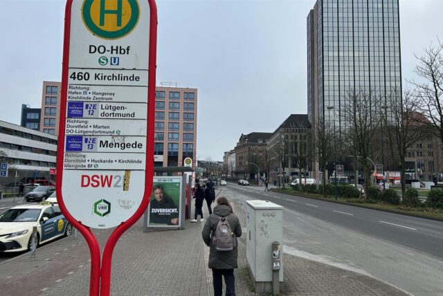 Eine Haltestelle am Wall. (Archivbild)