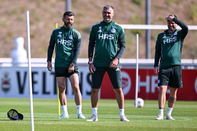 21.08.2025, Fussball, 2. Bundesliga, Saison 2025/2026, Training FC Schalke 04, Trainer Miron Muslic (FC Schalke 04)