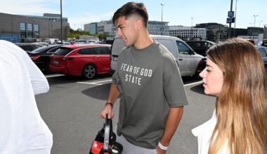BVB-Neuzugang Anselmino mit Freundin Agos gelandet: Exklusive Fotos aus Düsseldorf