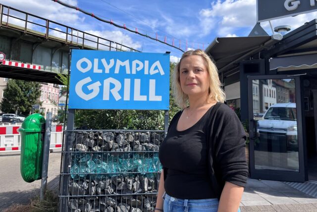 Anastasia Trimmi vom Olympia Grill an der Kaiserstraße in Herten.