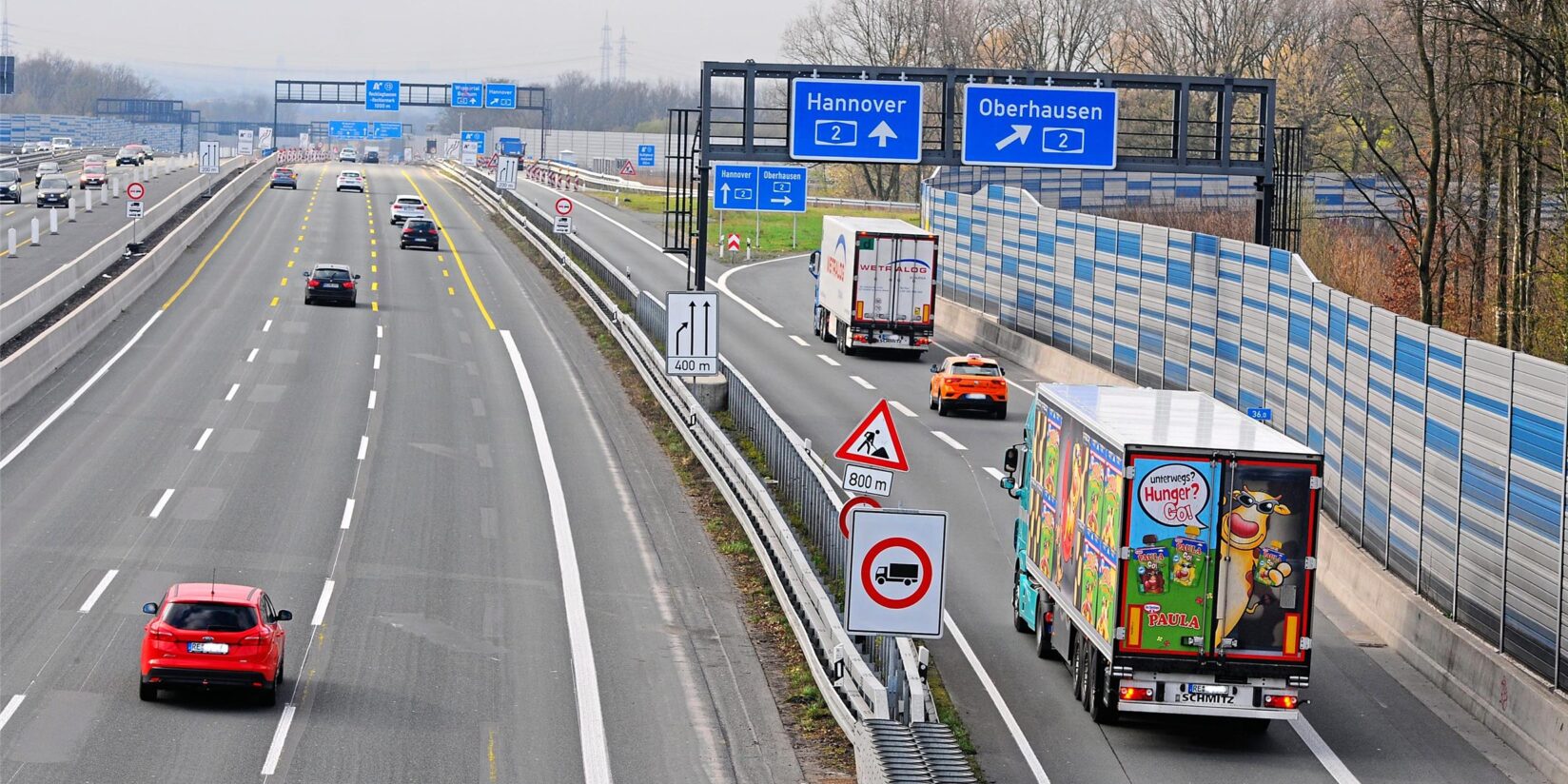 Vollsperrung A43 zwischen Kreuz Recklinghausen und Bochum-Riemke