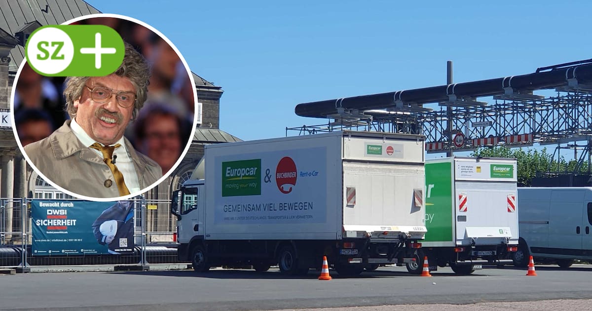 Hape Kerkeling dreht als Horst Schlämmer in Dresden für neuen Kinofilm