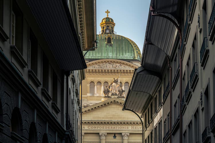 Das Bundeshaus in Bern, Wirkstätte vieler Propagandisten.