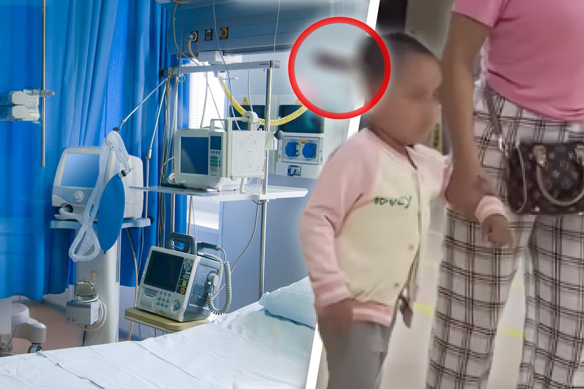 Drei Jahre alte Chinesin mit Messer im Kopf ins Krankenhaus eingeliefert