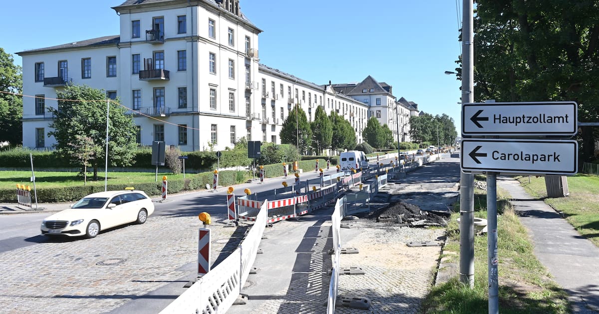 Sanierung Stauffenbergallee dauert länger und wird teurer
