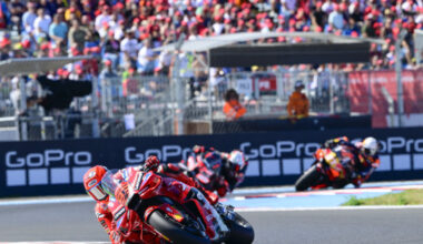 Als Marc Marquez in Führung war, hängte er die Gegner schnell ab