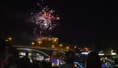 Highlight beim Laternenfest: das spektakuläre Höhenfeuerwerk. In diesem Jahr gibt es hier Veränderungen.