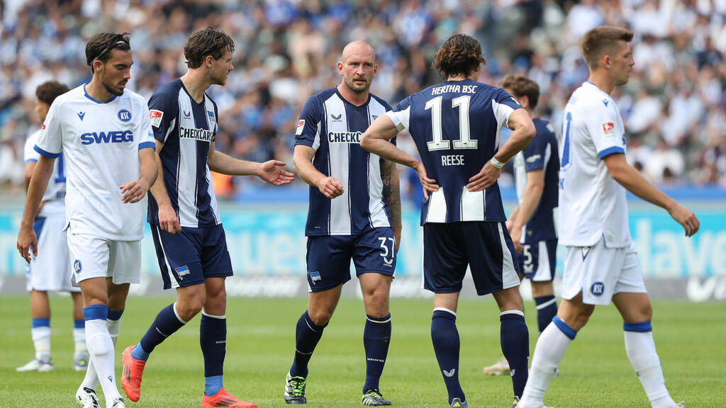 Hertha BSC bleibt auch gegen Karlsruhe sieglos