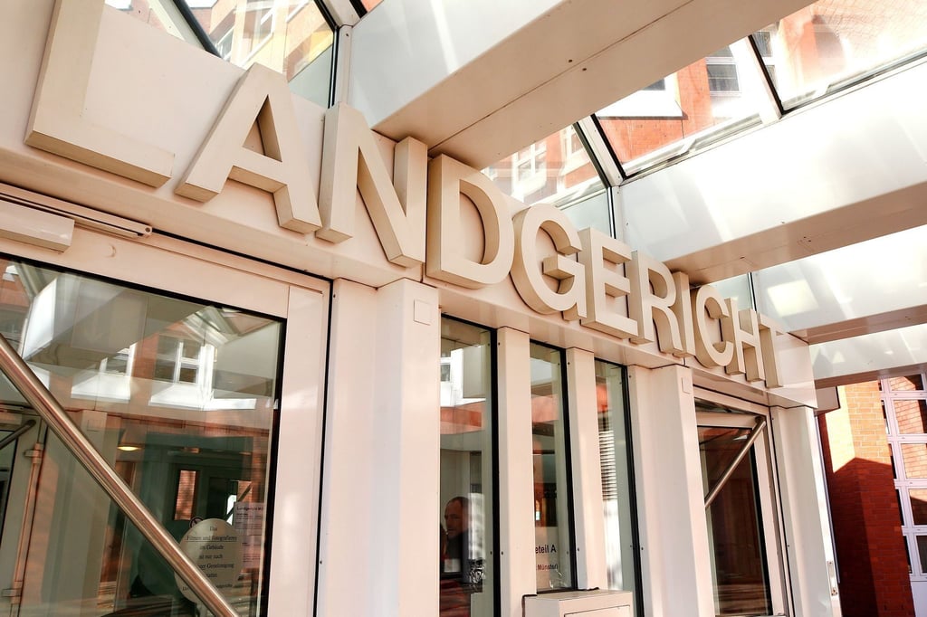 Prozess am Landgericht Münster wegen gefährlicher Körperverletzung