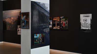 Ein Blick in die kleine Ausstellung im Dresdner Kunstverein mit Stacy Kranitz' Fotos.