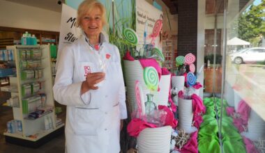Life-Lolli-Aktion in der Fuchs-Apotheke in Lengerich