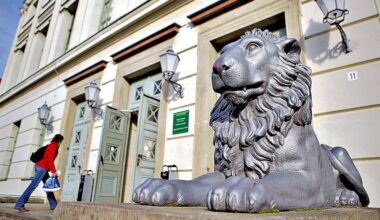 Im Löwengebäude finden Studierende Hilfe bei Zweifeln. Hier sitzt die Studienberatung.